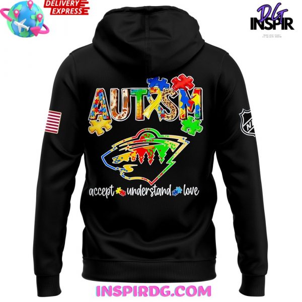 Minnesota Wild Autism Awareness 2025 Hoodie