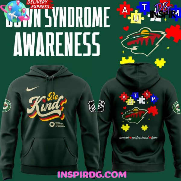 Minnesota Wild Down Syndrome Awareness 2025 Hoodie