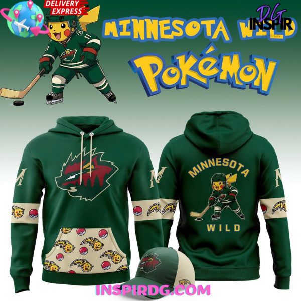 Minnesota Wild x Pokémon Special Hoodie