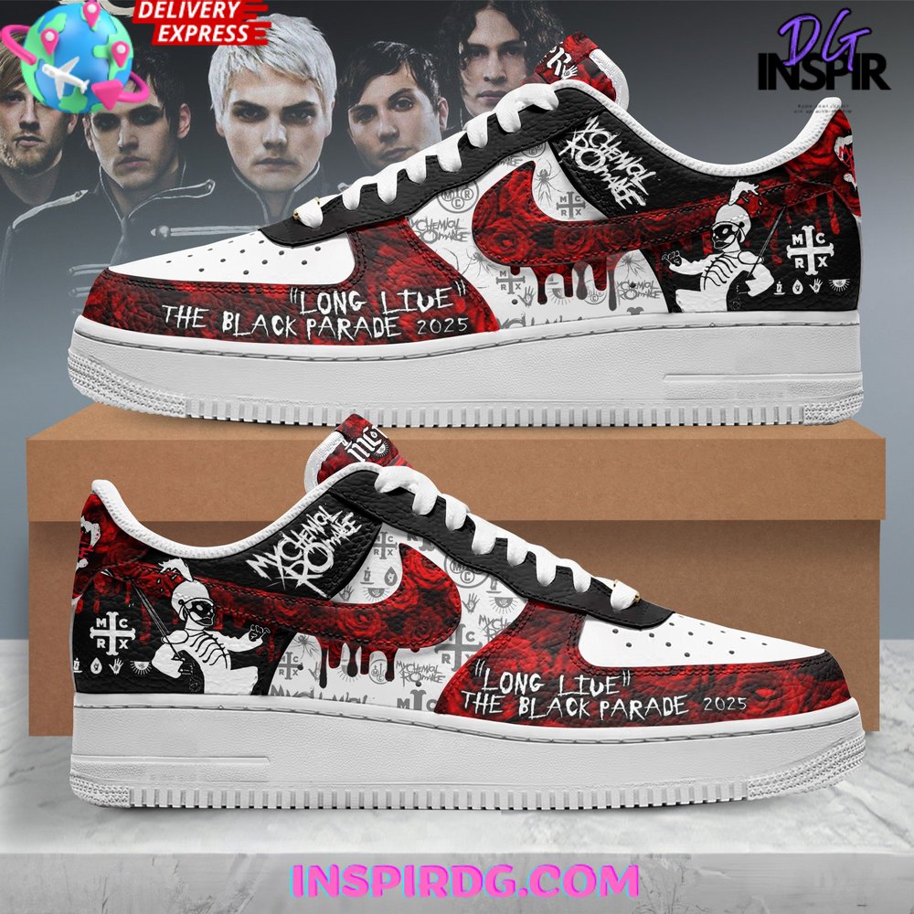 My Chemical Romance The Black Parade 2025 Nike Air Force 1 My Chemical Romance The Black Parade 2025 Nike Air Force 1