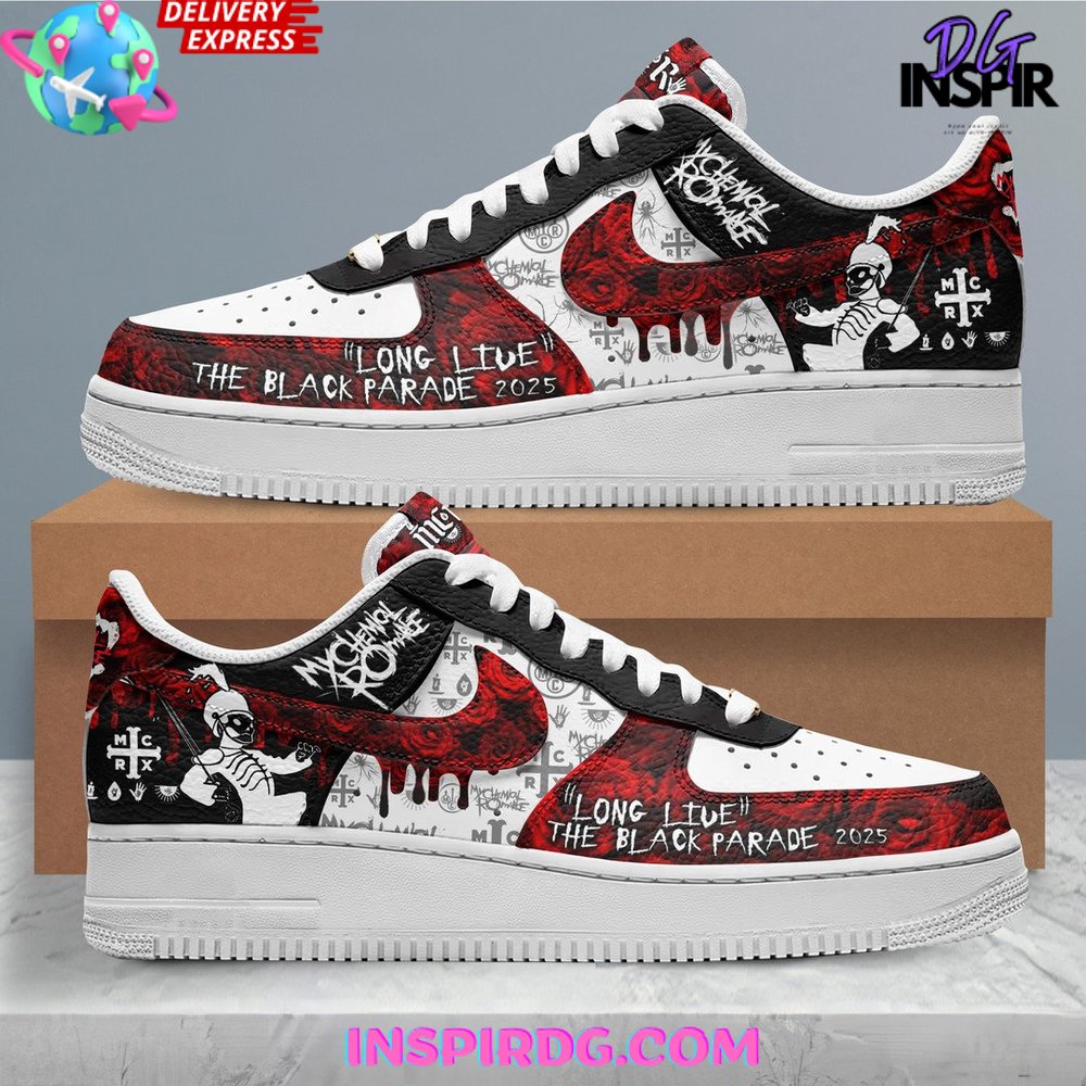 My Chemical Romance The Black Parade 2025 Nike Air Force 1 My Chemical Romance The Black Parade 2025 Nike Air Force 1