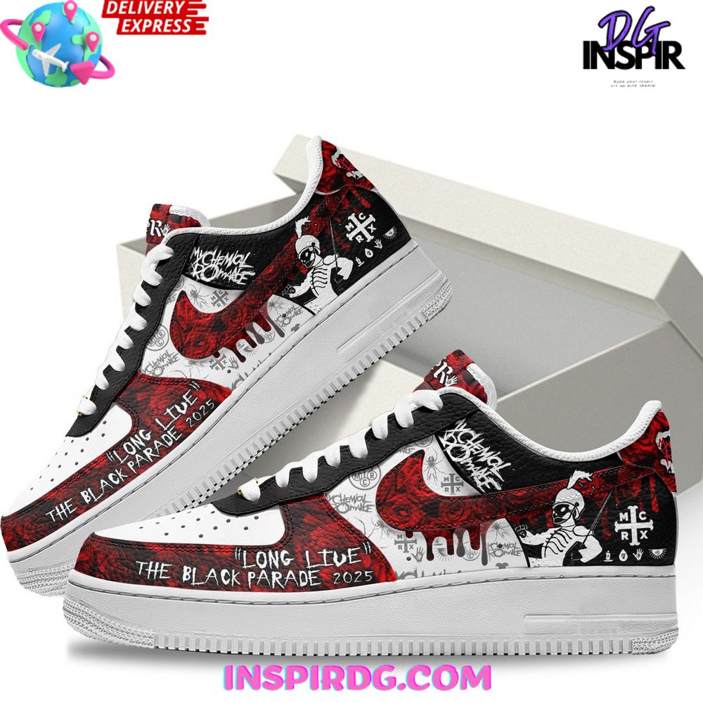 My Chemical Romance The Black Parade 2025 Nike Air Force 1 My Chemical Romance The Black Parade 2025 Nike Air Force 1