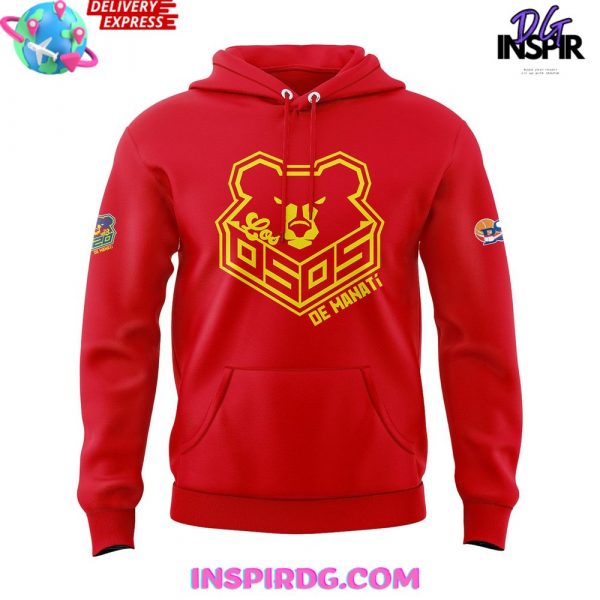 Osos de Manatí 2025 Red Hoodie