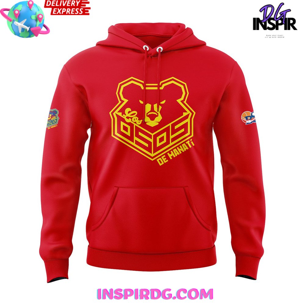 Osos de Manatí 2025 Red Hoodie Osos de Manatí 2025 Red Hoodie