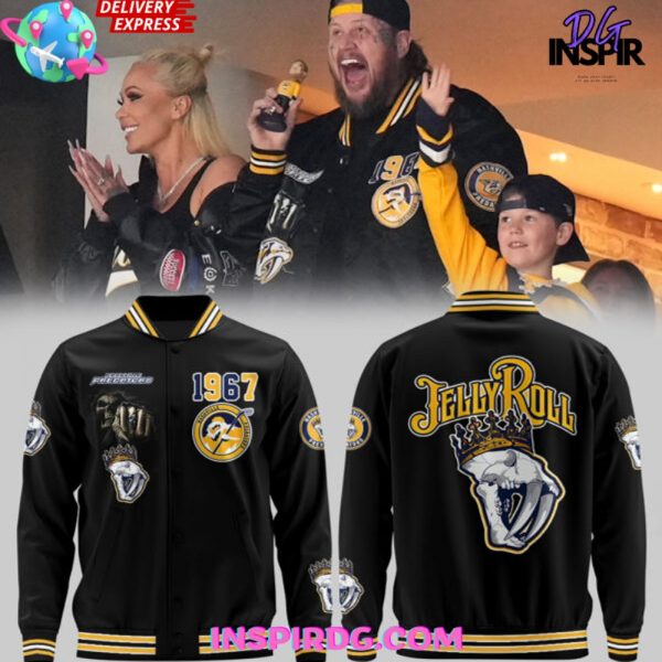 Nashville Predators Jelly Roll Night Limited Baseball Jacket