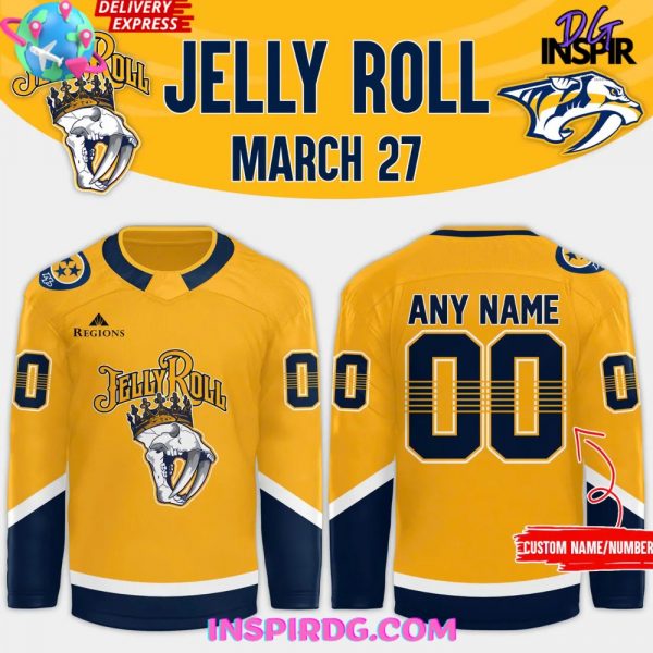 Nashville Predators x Jelly Roll 2025 Hockey Jersey