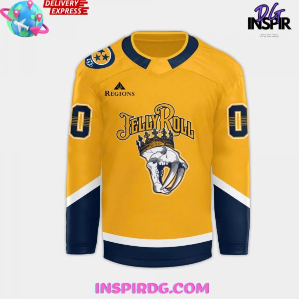Nashville Predators x Jelly Roll 2025 Hockey Jersey