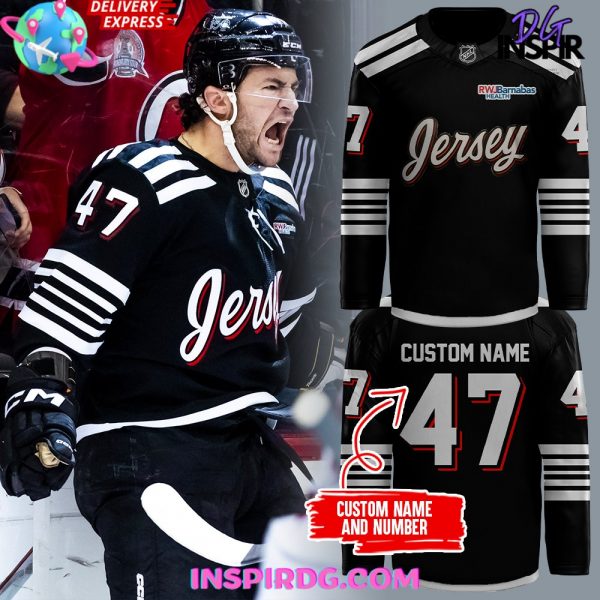 New Jersey Devils Back in Black 2025 Hockey Jersey