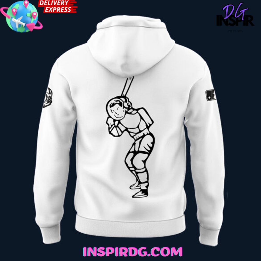 New York Yankees x BBC Special White Hoodie New York Yankees x BBC Special White Hoodie