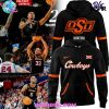 OSU Cowboys Basketball 2025 Black Hoodie