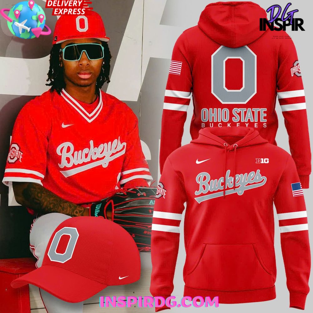 New Ohio State Buckeyes New Scarlet 2025 Special Hoodie
