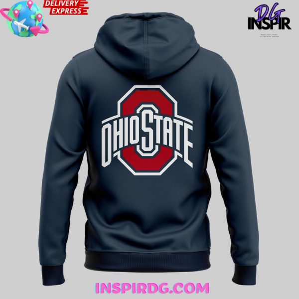 Ohio State Men’s Hockey 2025 Navy Zip Hoodie