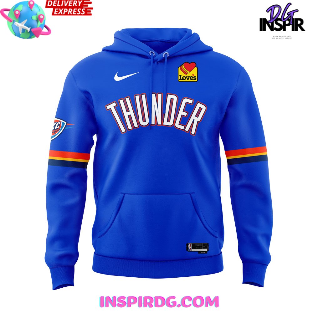 Oklahoma City Thunder Playoffs Clinched 2025 Swingman Hoodie Oklahoma City Thunder Playoffs Clinched 2025 Swingman Hoodie