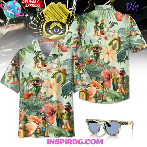Oregon Ducks Tropical Special Hawaiian Shirt