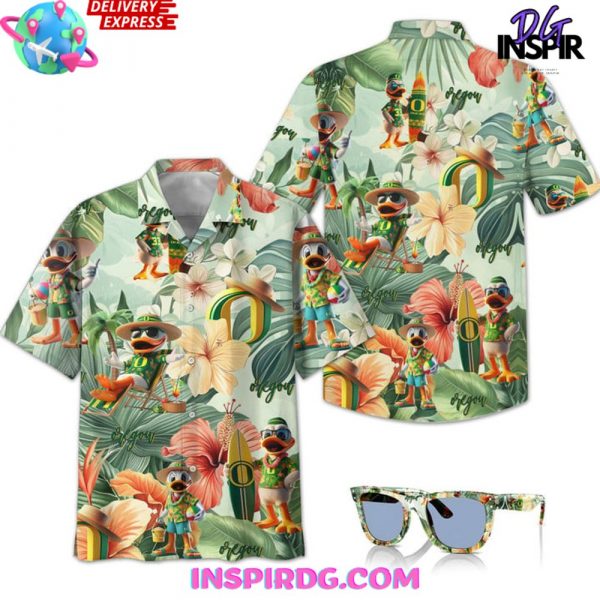 Oregon Ducks Tropical Special Hawaiian Shirt
