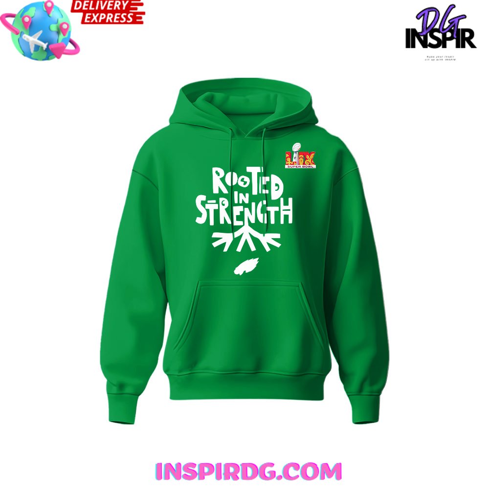 Philadelphia Eagles Rooted In Strength Limited Hoodie Philadelphia Eagles Rooted In Strength Limited Hoodie