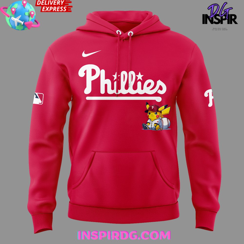 Philadelphia Phillies Pokémon GO Limited Hoodie Philadelphia Phillies Pokémon GO Limited Hoodie
