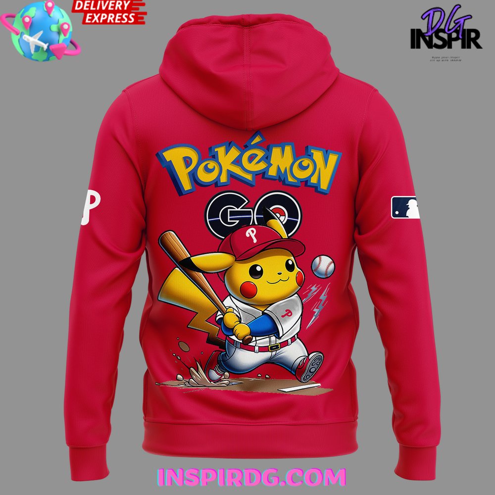 Philadelphia Phillies Pokémon GO Limited Hoodie Philadelphia Phillies Pokémon GO Limited Hoodie