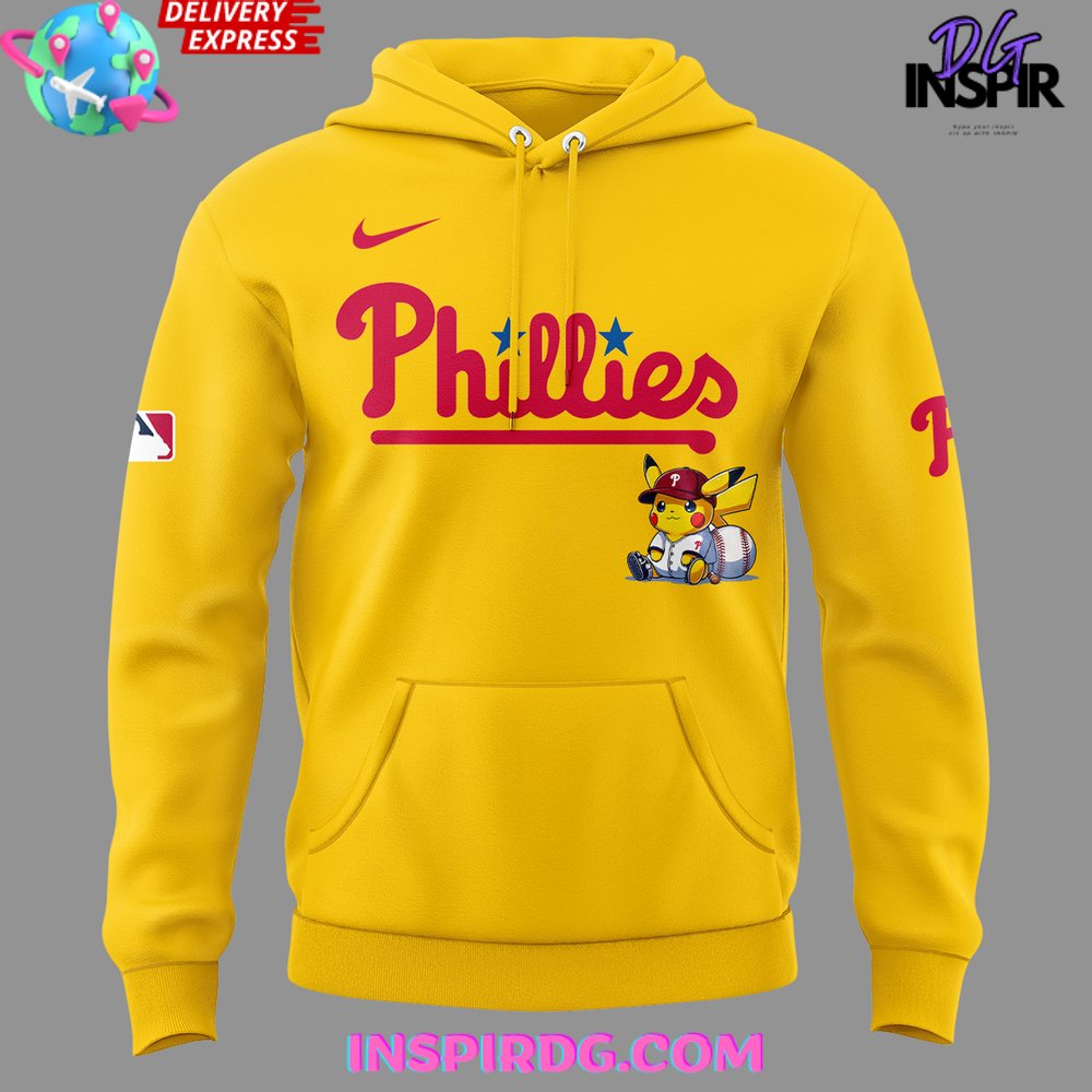 Philadelphia Phillies Pokémon GO Limited Hoodie Philadelphia Phillies Pokémon GO Limited Hoodie