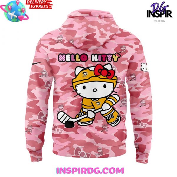Pittsburgh Penguins Hello Kitty Night Game 2025 Hoodie