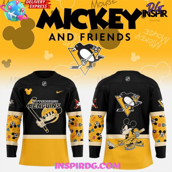 Pittsburgh Penguins Mickey & Friends Special Hockey Jersey