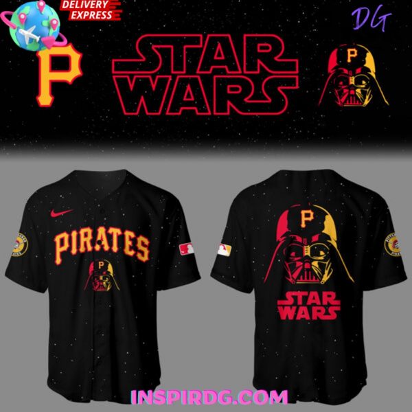 Pittsburgh Pirates x Star Wars Black Baseball Jersey