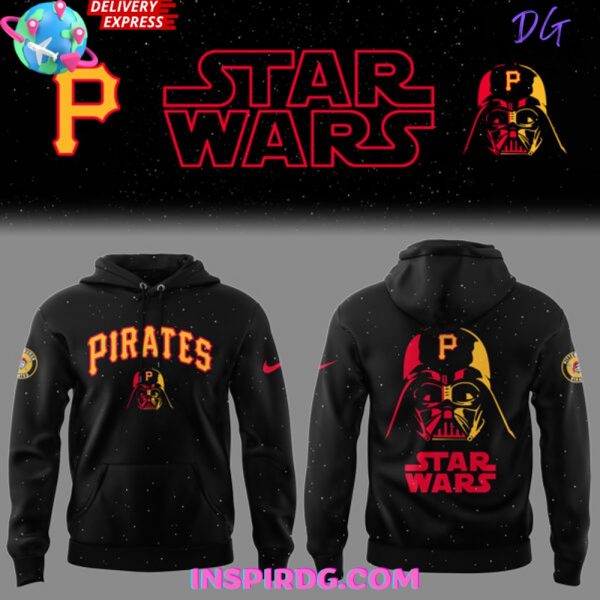 Pittsburgh Pirates x Star Wars Black Hoodie