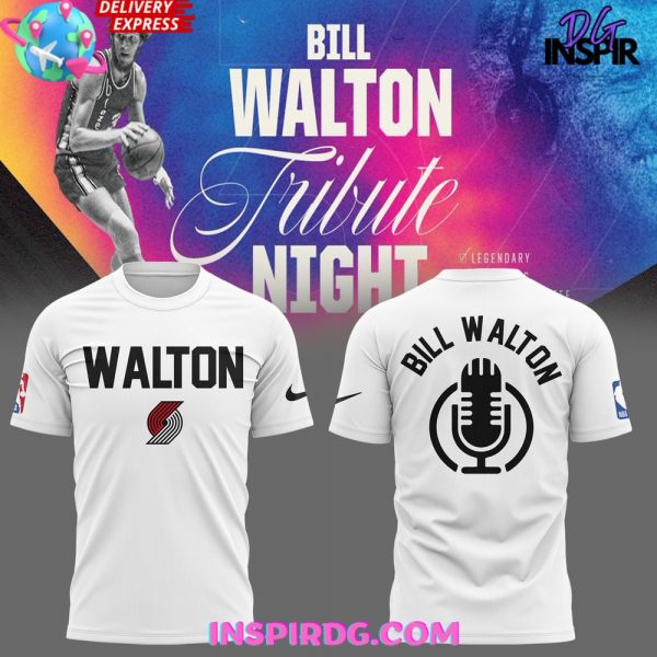 Portland Trail Blazers Bill Walton Tribute 2025 T-Shirt
