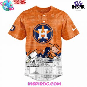 Houston Astros 75th Anniversary of Peanuts Special Baseball Jersey