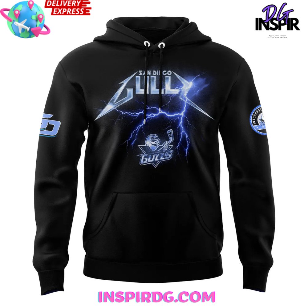 San Diego Gulls Classic Rock Night 2025 Hoodie San Diego Gulls Classic Rock Night 2025 Hoodie