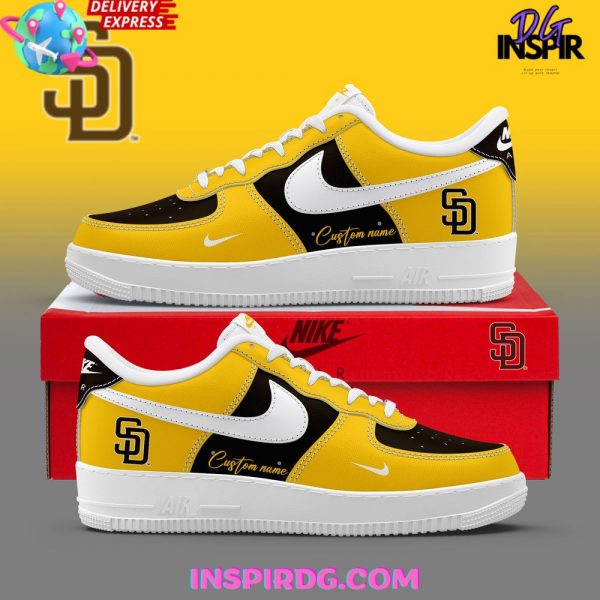 San Diego Padres Personalized Nike Air Force 1