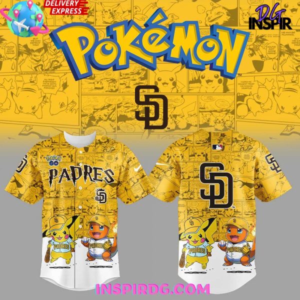 San Diego Padres x Pokémon GO Special Baseball Jersey