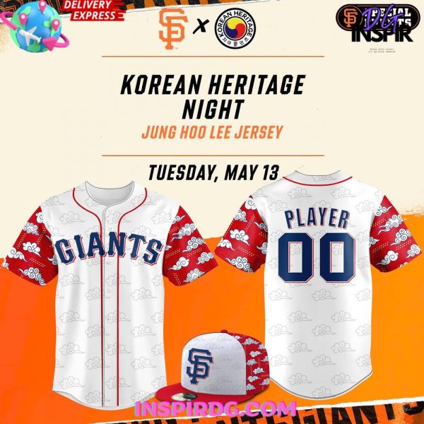 San Francisco Giants Korean Heritage Night 2025 Jersey
