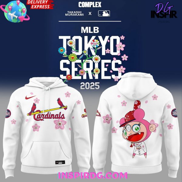 St. Louis Cardinals Takashi Murakami x MLB World Tour Tokyo Series 2025 Hoodie