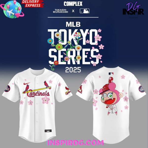 St. Louis Cardinals Takashi Murakami x MLB World Tour Tokyo Series 2025 Jersey
