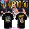 Stephen Curry Golden State Warriors 4,000 Threes And Counting  Black T-Shirt
