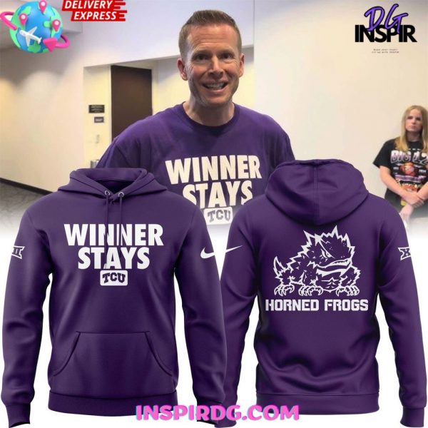TCU Football “Winner Stays” Special Hoodie