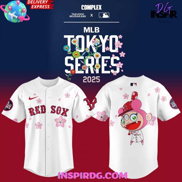 Takashi Murakami x MLB World Tour Tokyo Series 2025 Boston Red Sox Jersey