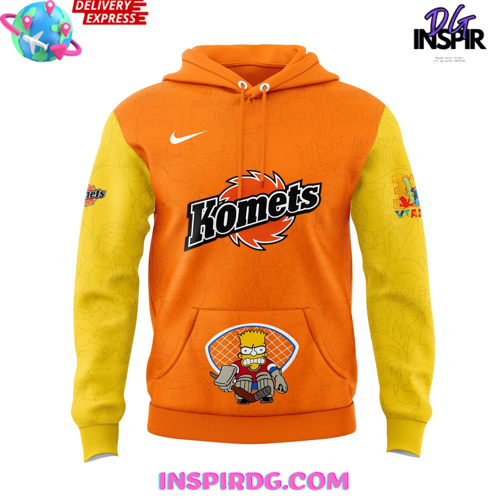 The Simpsons x Fort Wayne Komets Special Hoodie The Simpsons x Fort Wayne Komets Special Hoodie
