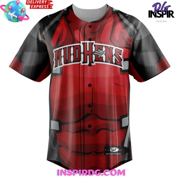 Toledo Mud Hens x Deadpool Marvel Special Baseball Jersey