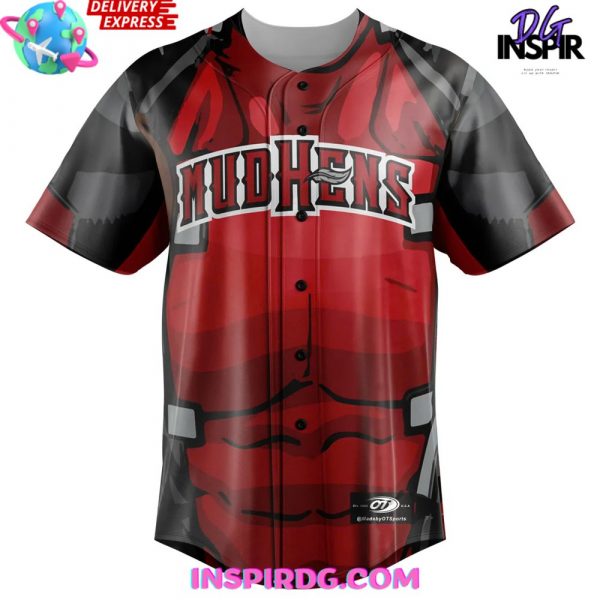 Toledo Mud Hens x Deadpool Marvel Special Baseball Jersey