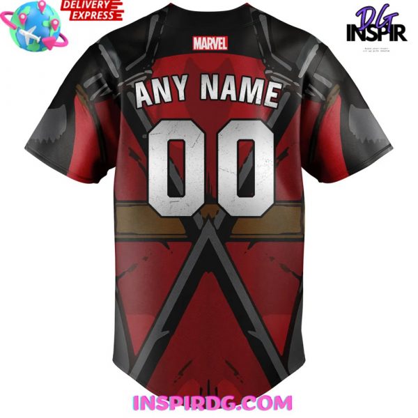 Toledo Mud Hens x Deadpool Marvel Special Baseball Jersey