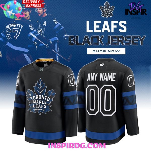 Toronto Maple Leafs x Drew House Special Black Jersey