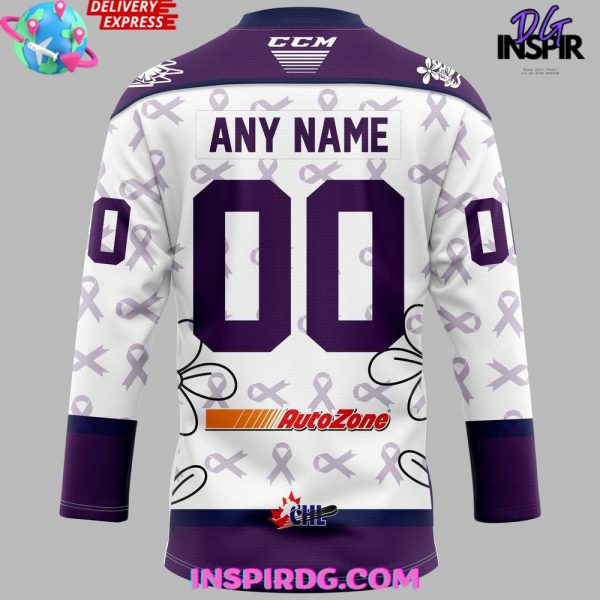 Tri-City Americans Alzheimer’s Awareness Special Hockey Jersey