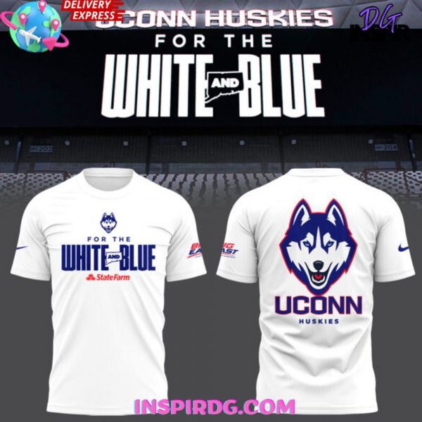 UConn Huskies For the White and Blue T-Shirt