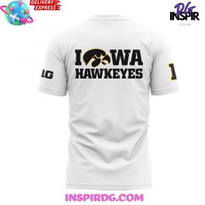 Iowa Hawkeyes Nothing Easy 2025 White TShirt