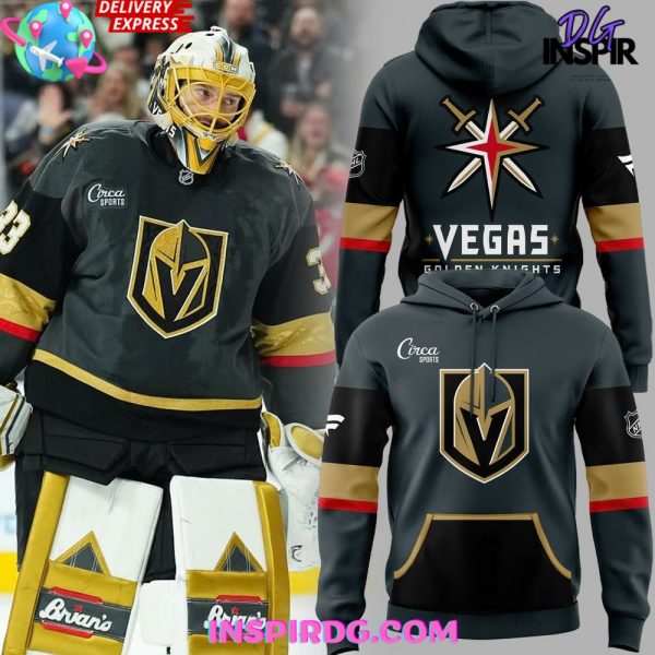 Vegas Golden Knights New Season 2025 Grey Hoodie