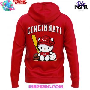 Hello Kitty x Cincinnati Reds Edition Hoodie