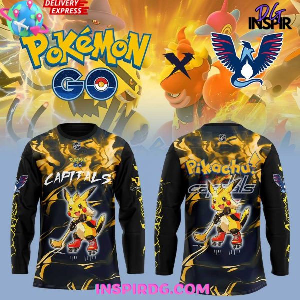 Washington Capitals Pokémon GO Special Hockey Jersey