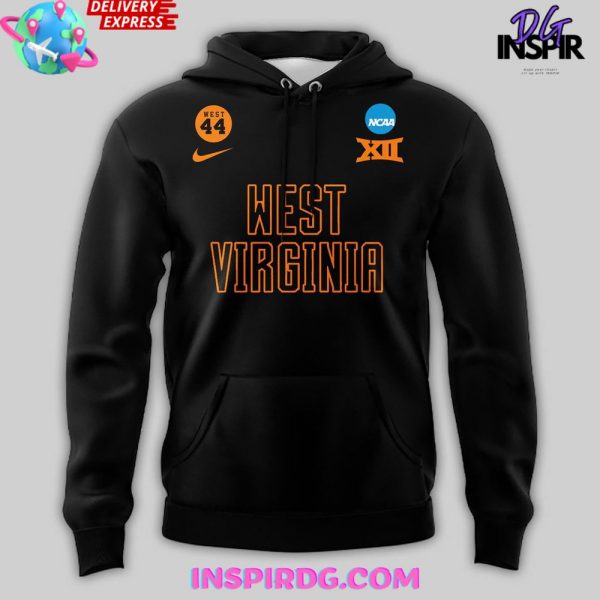 West Virginia Mountaineers Basketball Dark Mode 2025 Hoodie